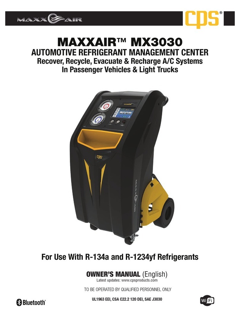 CPS MAXXAIR MX3030 owner's manual