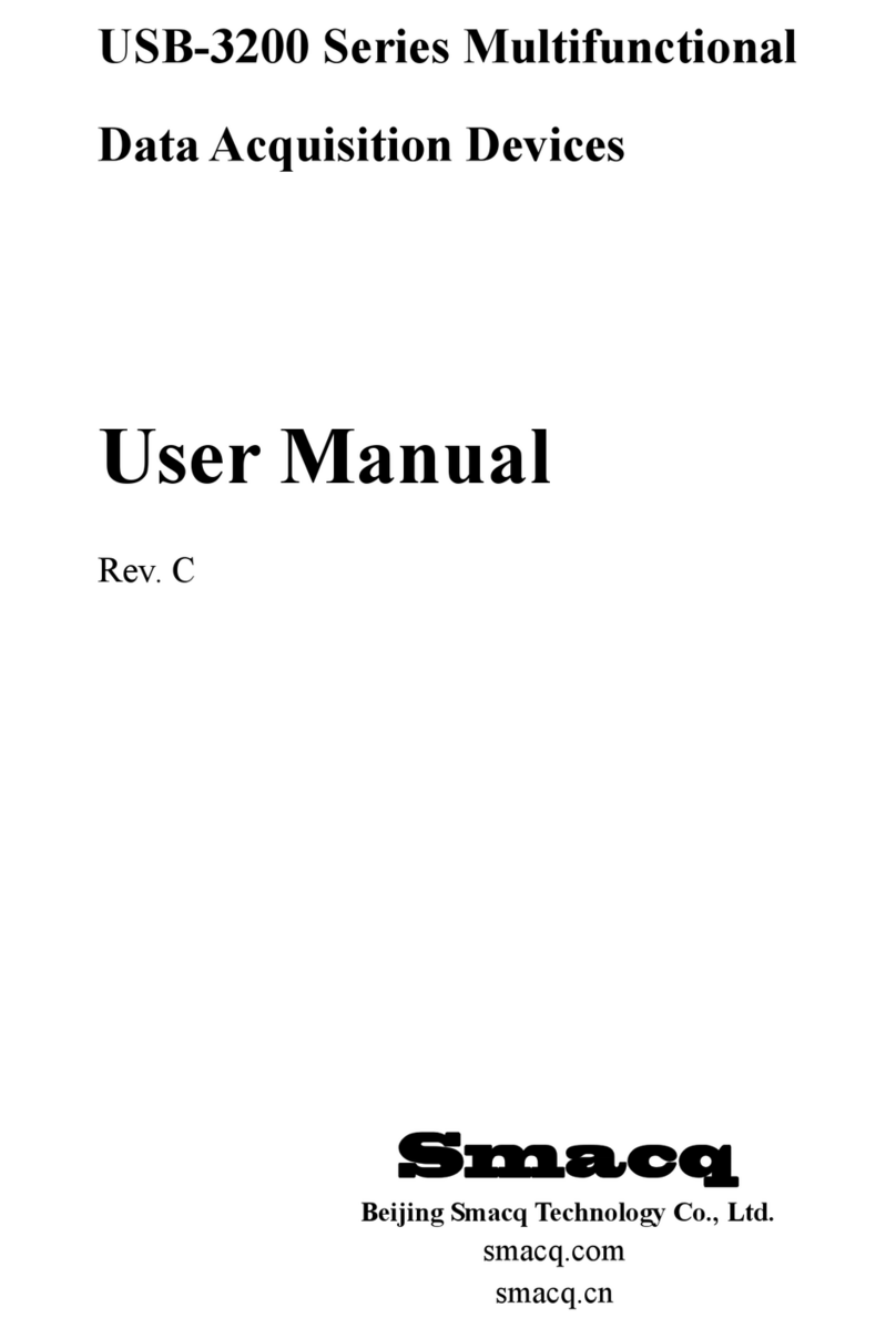 Smacq Technologies USB-3200 Series user manual