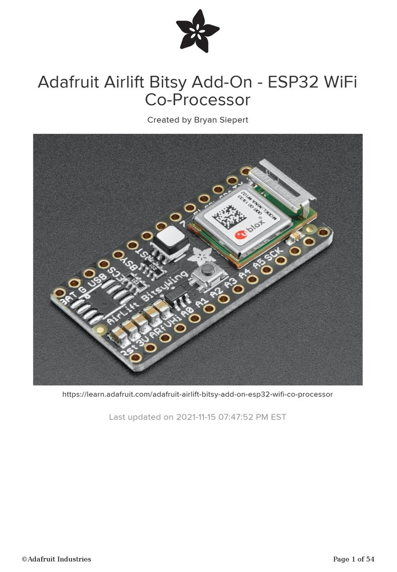 Adafruit Industries Airlift Bitsy Add-On manual
