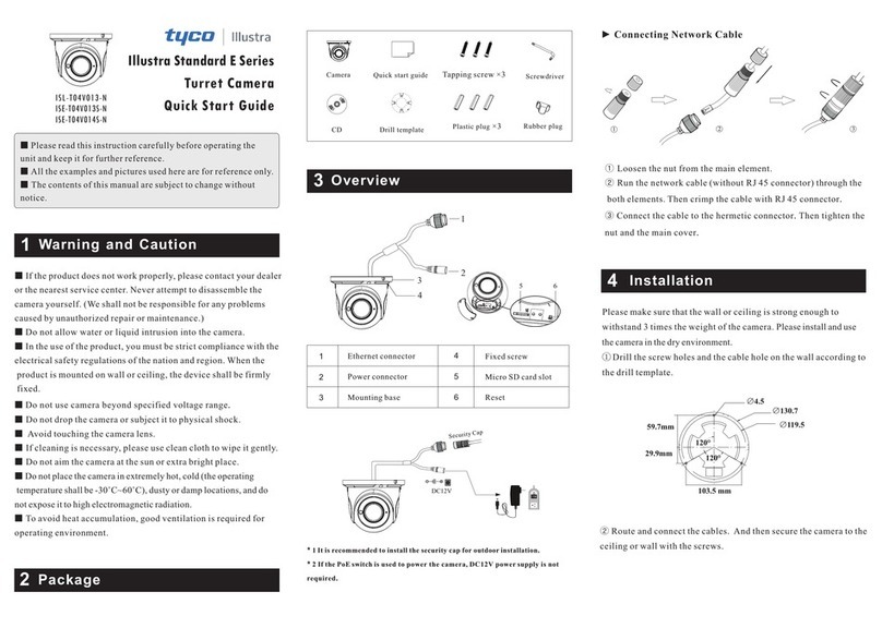 Tyco Illustra Standard E Series User manual Tyco Illustra Standard E Series User manual