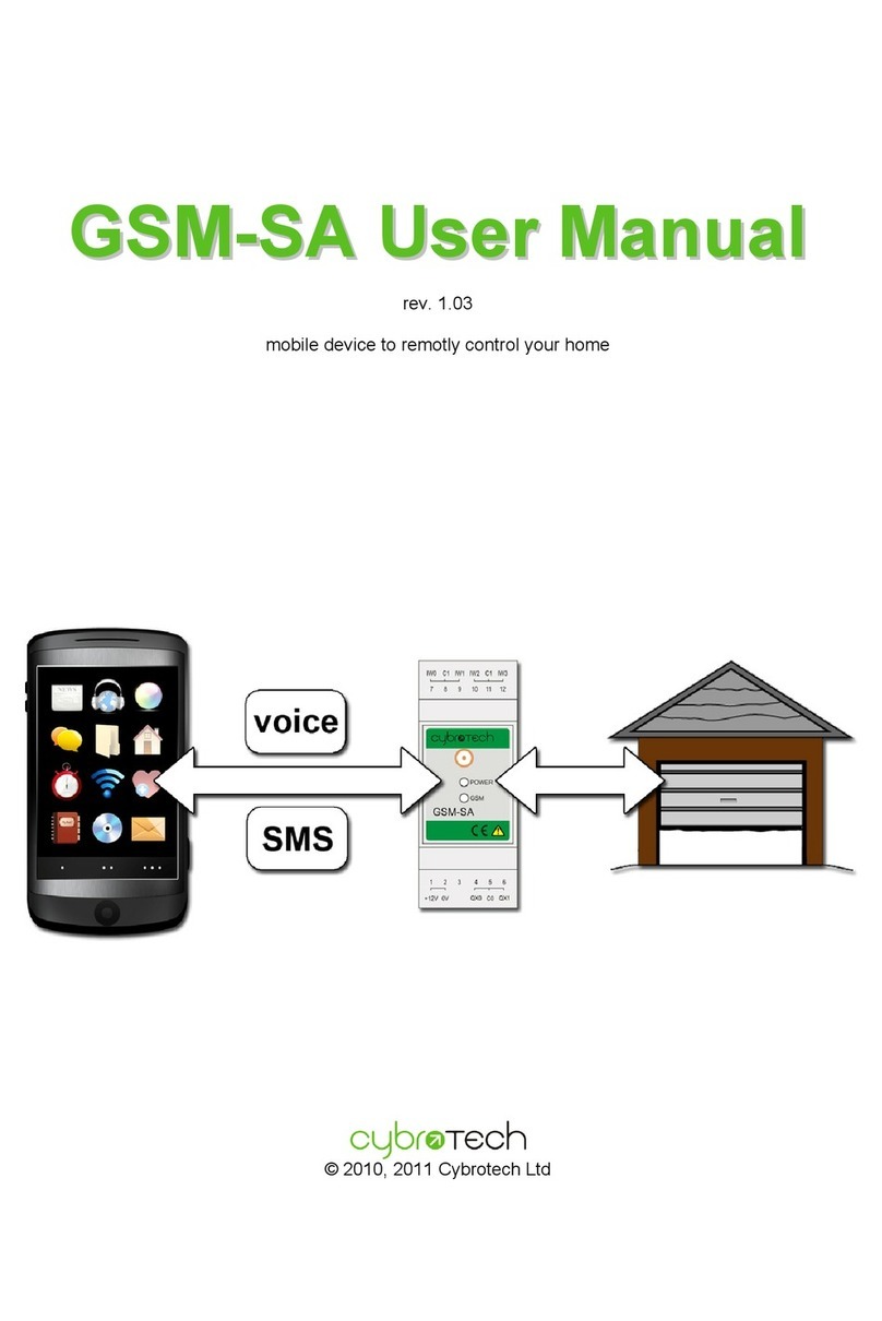 Cybrotech GSM-SA user manual