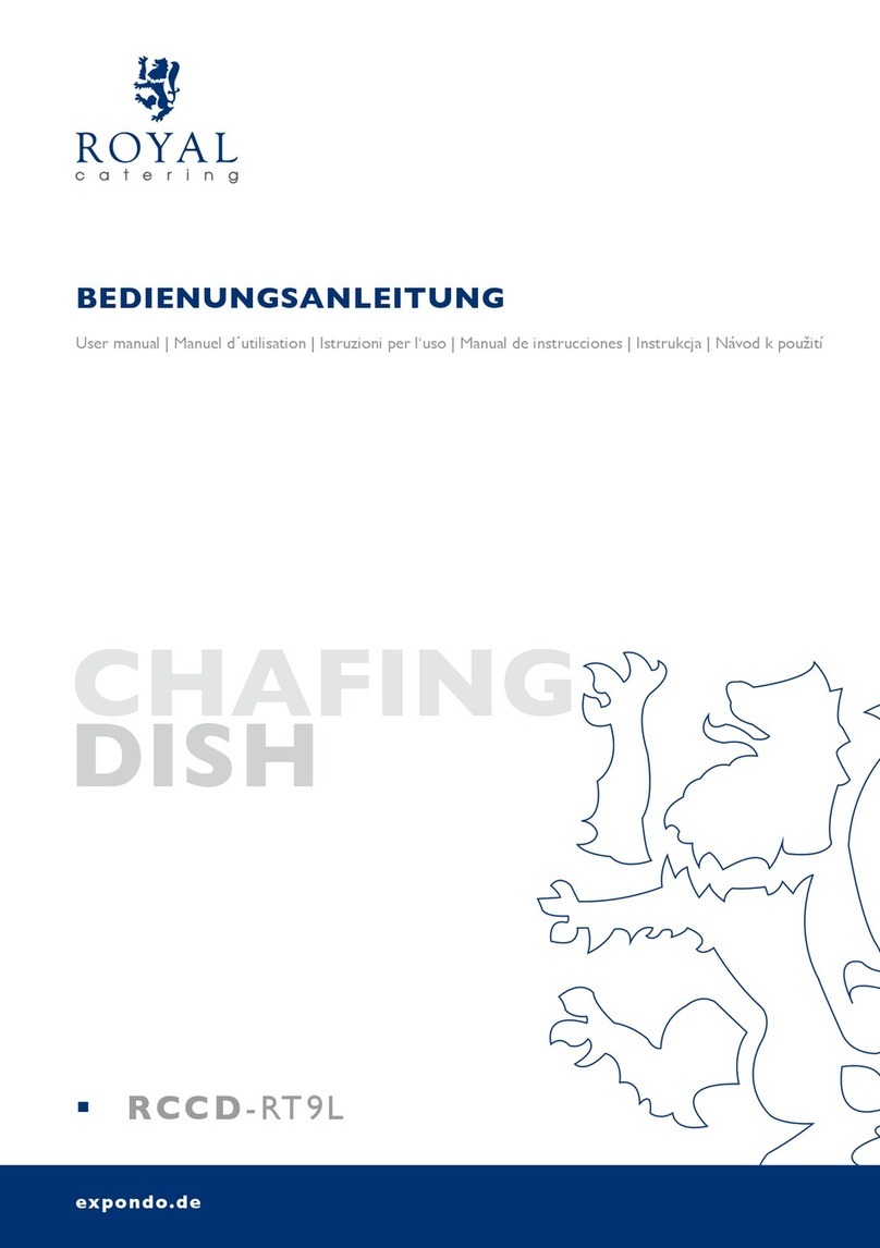 Royal Catering RCCD-RT9L User manual