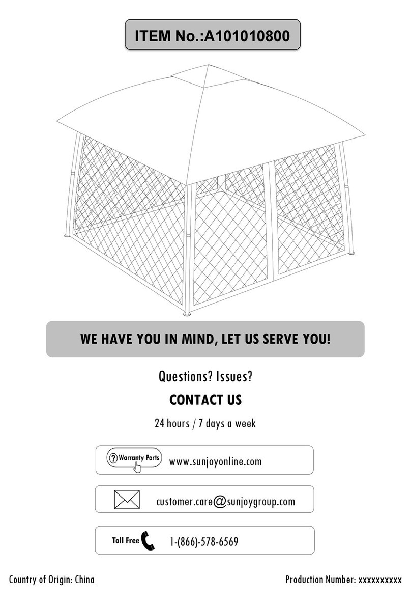 Sunjoy A101010800 User manual