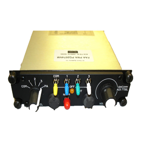 Air Comm Systems ACS 775SL-100 Installation and operation manual
