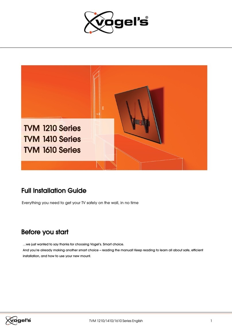 VOGELS TVM 1210 Series User manual