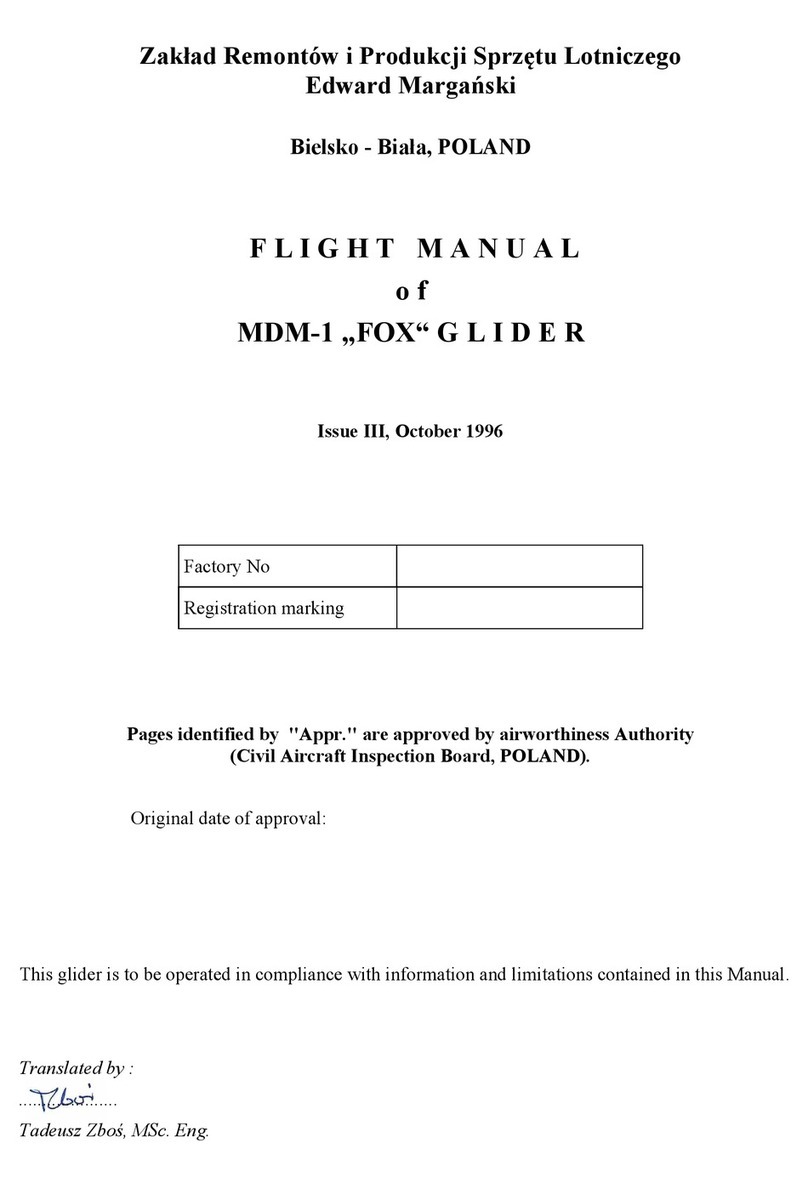 MDM MDM-1 FOX Flight manual