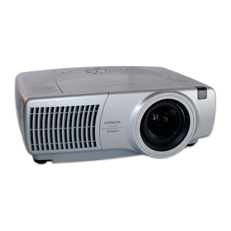 Hitachi CP-SX1350W User manual Hitachi CP-SX1350W User manual