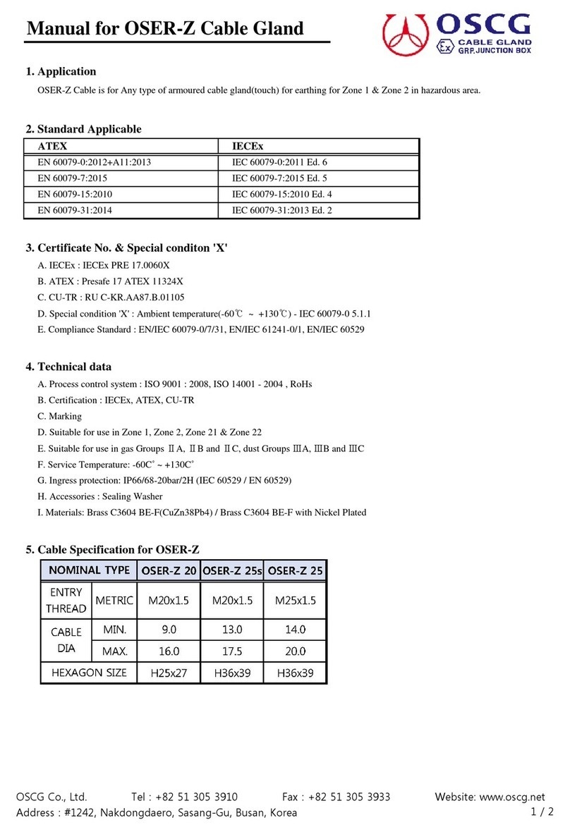 OSCG OSER-Z manual
