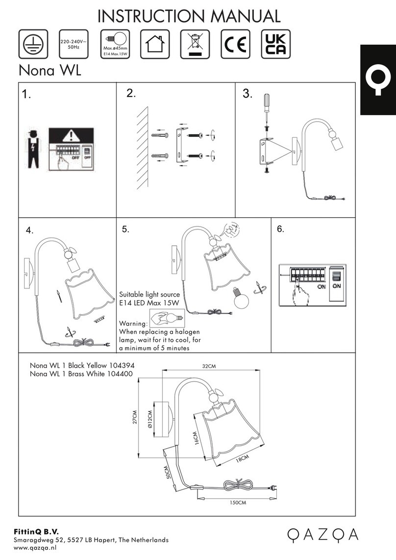 Qazqa Nona WL 1 instruction manual
