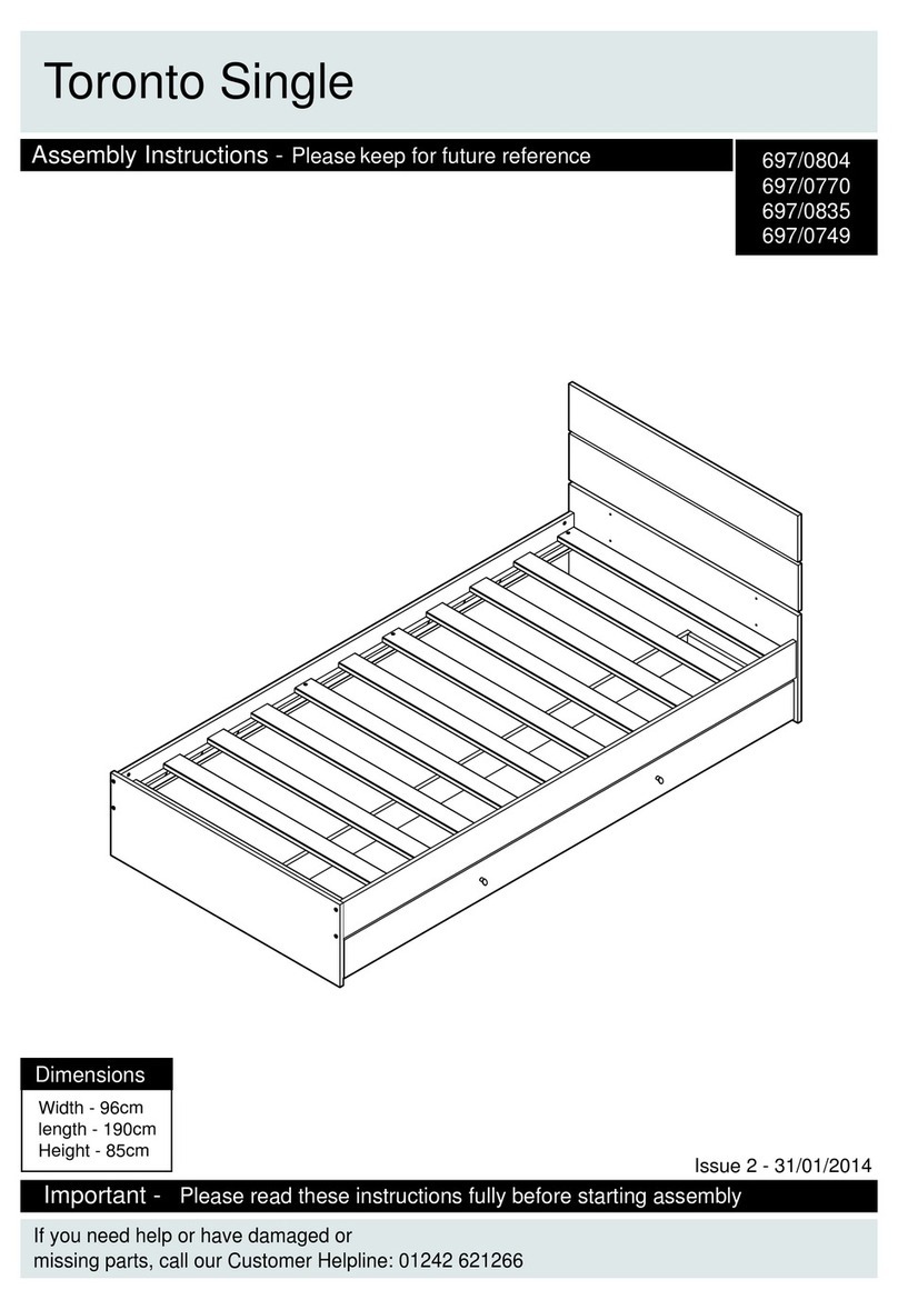 Argos Toronto 697/0804 Assembly instructions