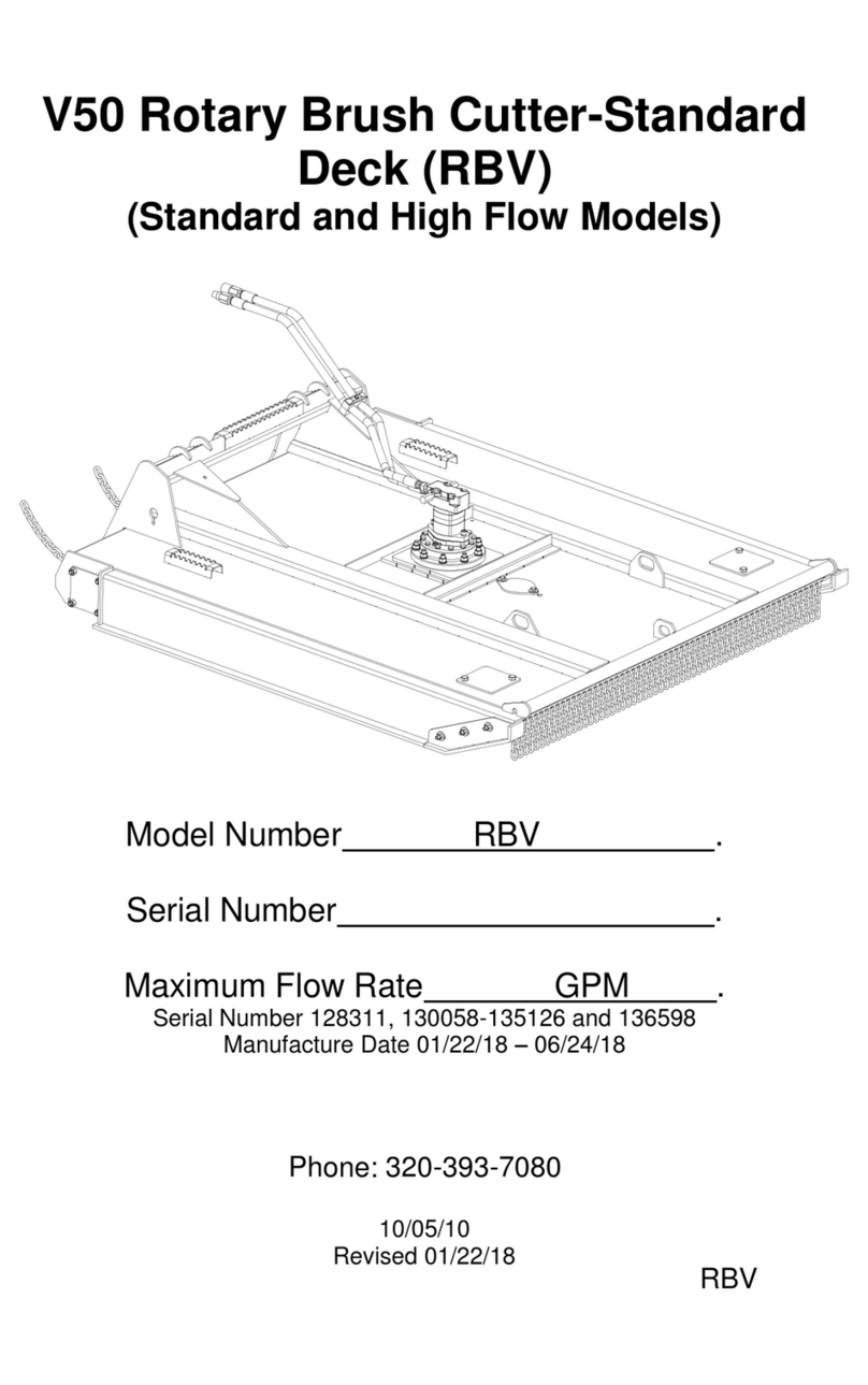 Talet Equipment RBV V50 manual