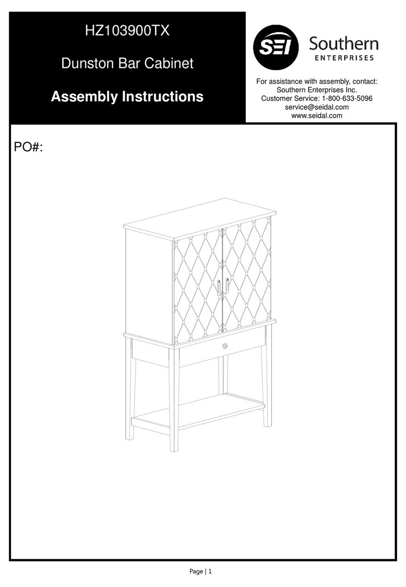 SEI Dunston HZ103900TX Assembly instructions