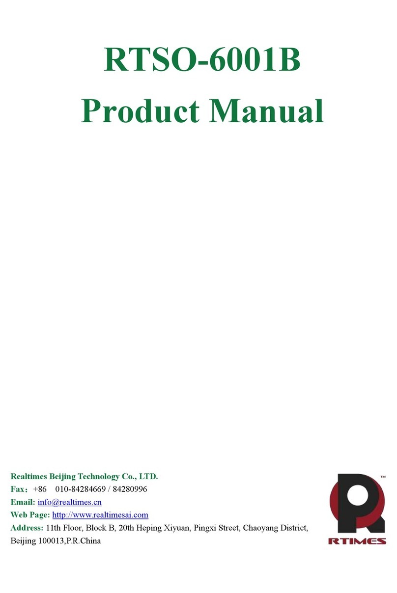 RTimes RTSO-6001B product manual