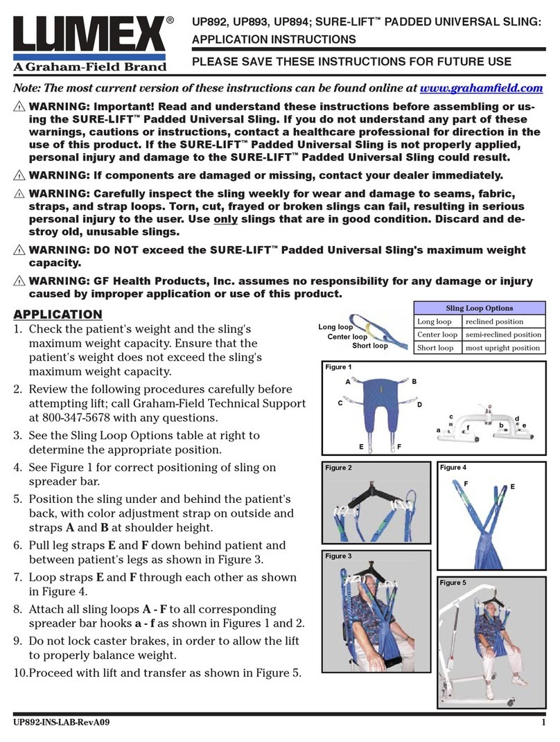 Graham Field Lumex SURE-LIFT UP892 User manual Graham Field Lumex SURE-LIFT UP892 User manual