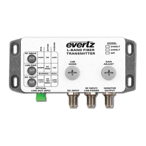 evertz 2408LT User manual evertz 2408LT User manual
