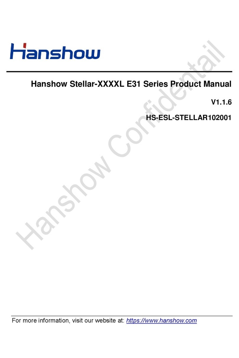 hanshow Stellar-L E31 Series product manual