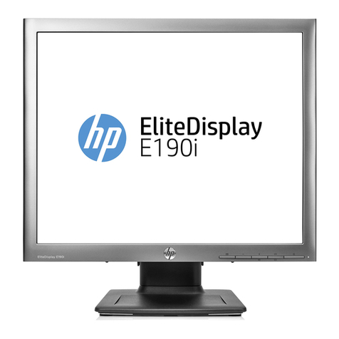 HP EliteDisplay E190i Manual