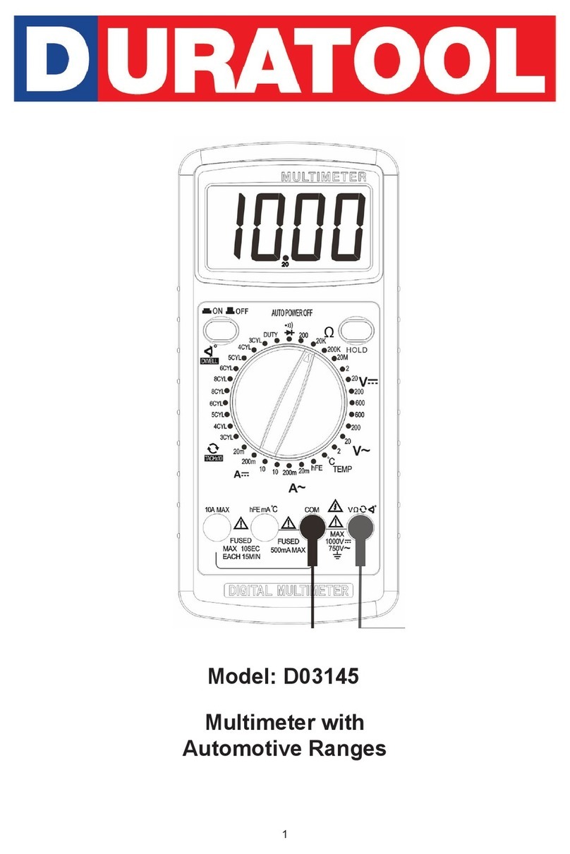 Duratool D03145 User manual Duratool D03145 User manual