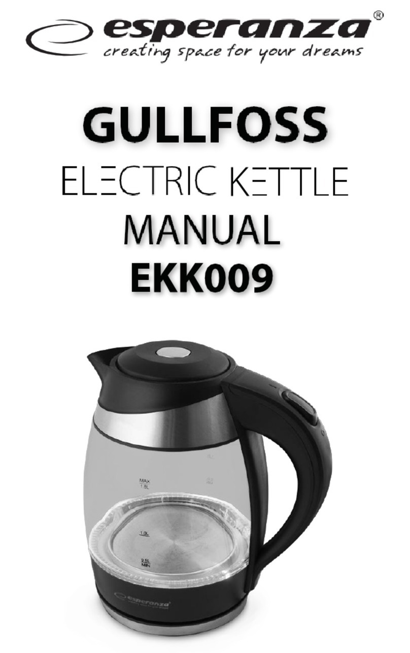 ESPERANZA GULLFOSS EKK009 manual