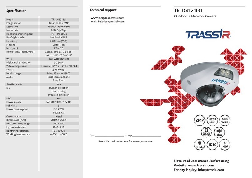 TRASSIR TR-D4121IR1 quick start guide