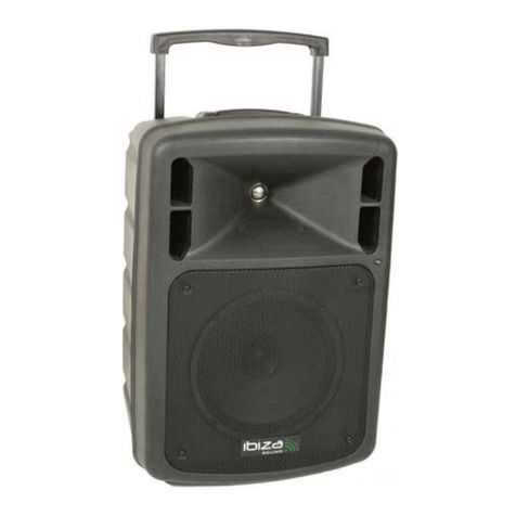 Ibiza sound PORT10CD-VHF user manual