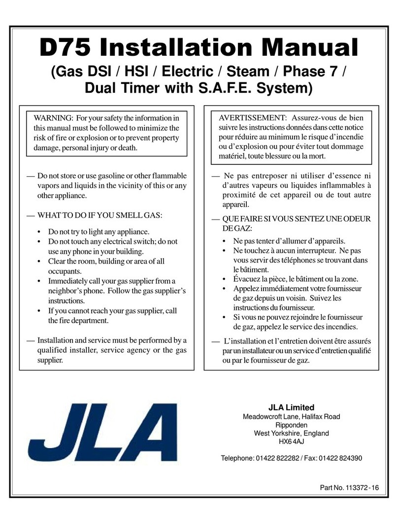 JLA D75 User manual