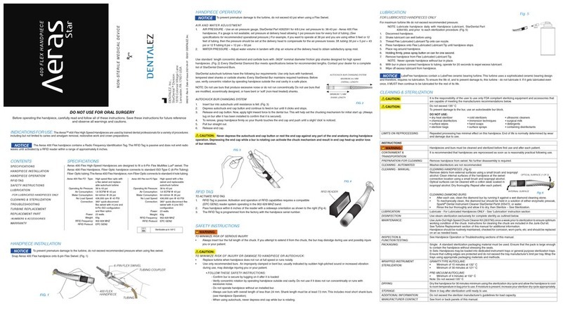 DentalEZ Aeras 400 Flex quick start guide