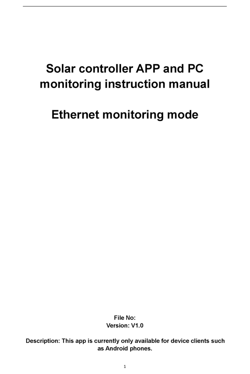 APP Solar controller APP and PC monitoring instruction manual