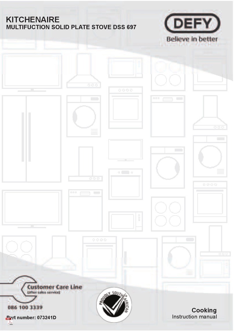 Defy KITCHENAIRE DSS 697 User manual
