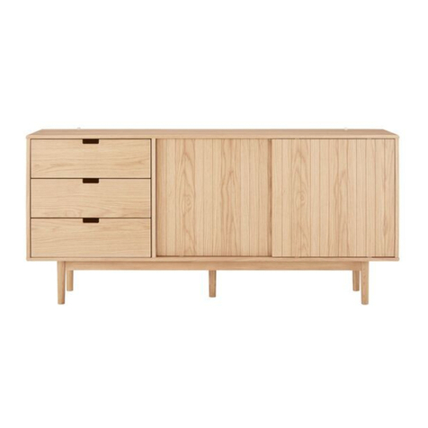 Matt Blatt AMAGER SIDEBOARD (OAK) User manual Matt Blatt AMAGER SIDEBOARD (OAK) User manual