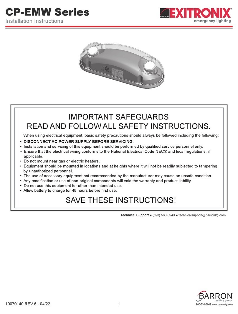Exitronix CP-EMW Series User manual