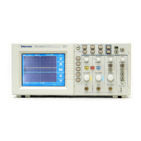 Tektronix TDS2012 User manual