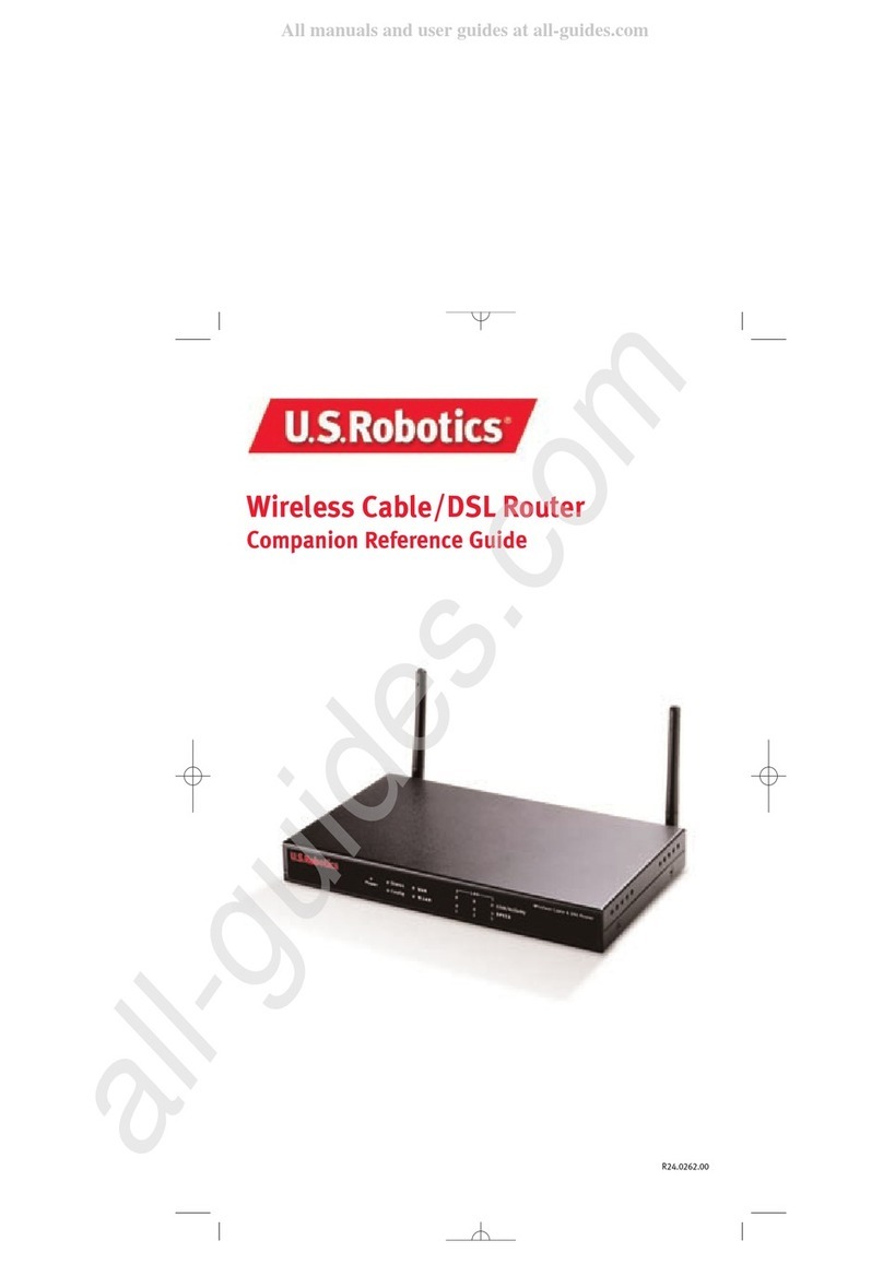 US Robotics USR8011 User manual