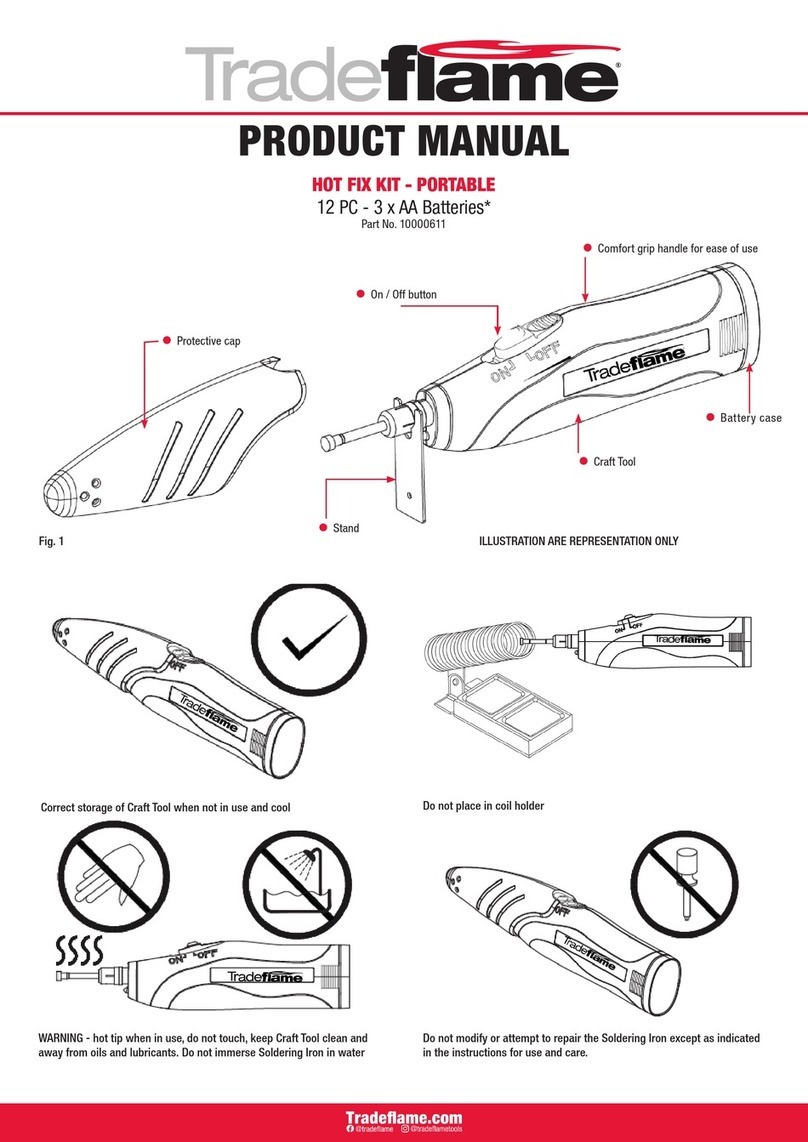 Tradeflame 10000611 product manual