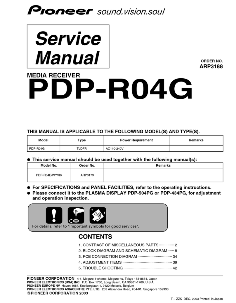 Pioneer PDP-R04G User manual