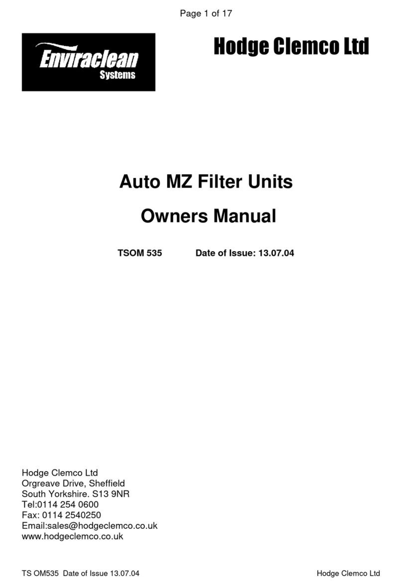 Clemco Enviraclean Systems M Z Series User manual