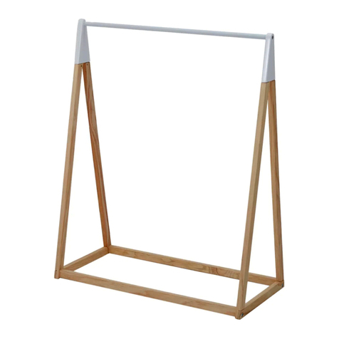 KMART NURSERY CLOTHES RACK User manual