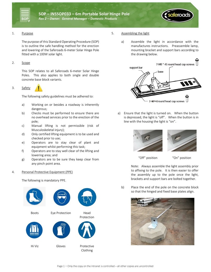 Saferoads INSSOP033 manual