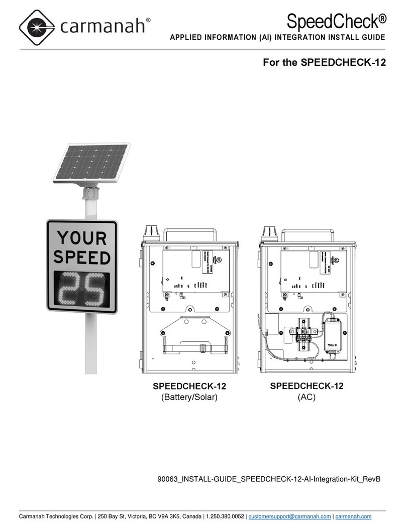 Carmanah SPEEDCHECK-12 install guide Carmanah SPEEDCHECK-12 install guide