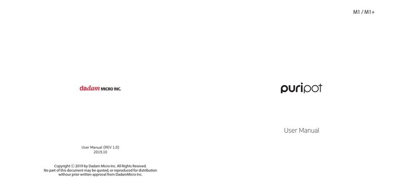 Dadam micro puripot M1 user manual