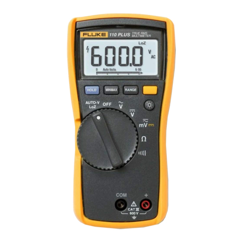 Fluke 110 PLUS manual