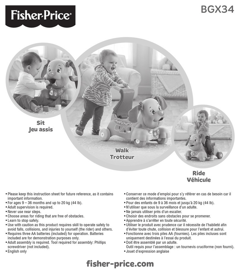 Fisher-Price BGX34 User manual