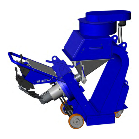 Blastrac 500HSH operating instructions