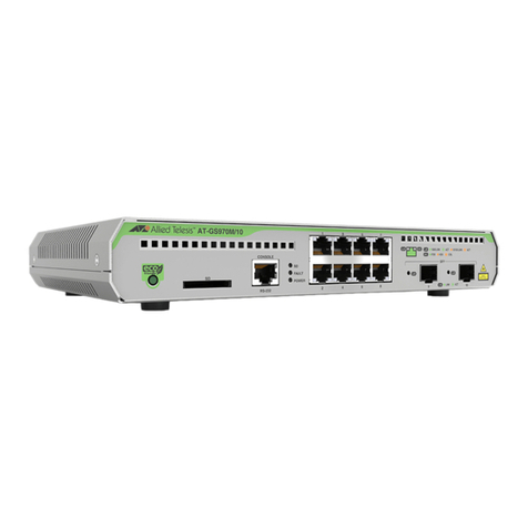 Allied Telesis CentreCOM GS970M Series User manual