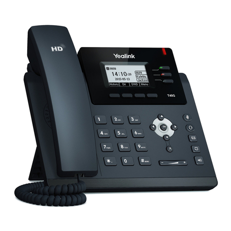 Yealink SIP-T40P User manual
