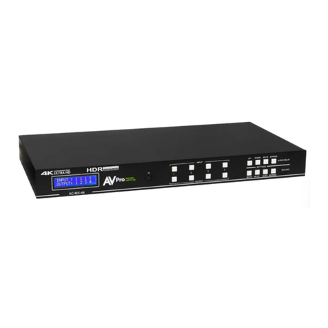 AVPro Edge AC-MX-44 user manual