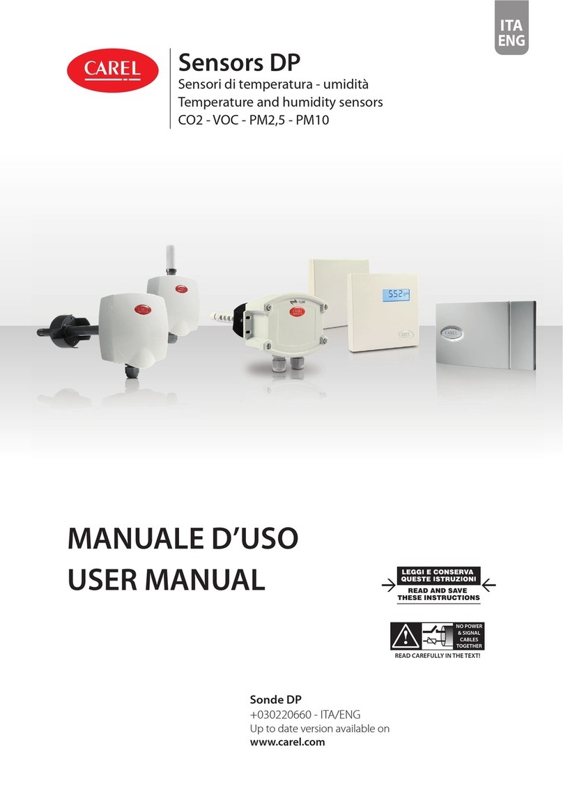 Carel DP User manual