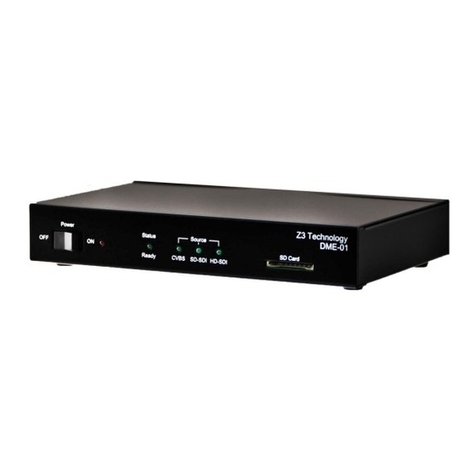 Z3 Technology Z3-DME-01 User instructions Z3 Technology Z3-DME-01 User instructions