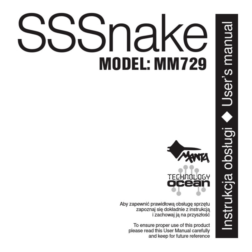 Manta SSSnake MM729 user manual