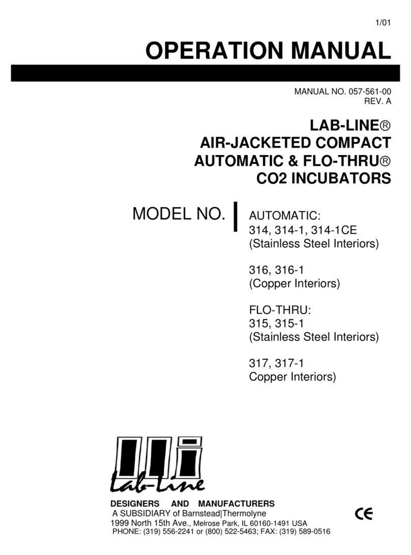 Lab-Line 314 Operation manual